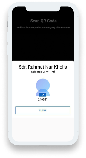Tangkapan layar download aplikasi Guestbook